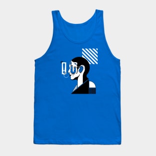 abstract potrait 2 Tank Top
